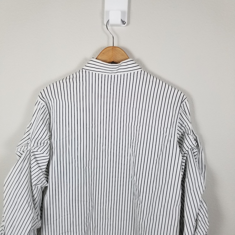 Style Mafia x Free People Striped Voluminous Balloon Sleeve Shirt Size S/M - Picture 12 of 14